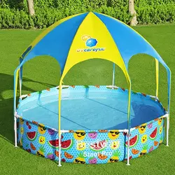 استخر فریمی کودک سایبان دار 51*244 بست وی