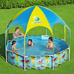 استخر فریمی کودک سایبان دار 51*244 بست وی