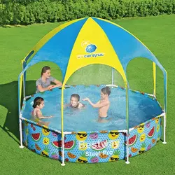 استخر فریمی کودک سایبان دار 51*244 بست وی