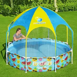 استخر فریمی کودک سایبان دار 51*244 بست وی