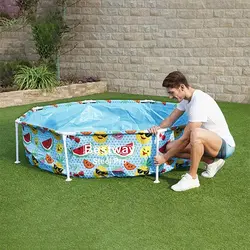 استخر فریمی کودک سایبان دار 51*244 بست وی