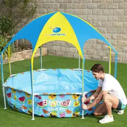 استخر فریمی کودک سایبان دار 51*244 بست وی