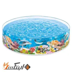 استخر طلقی سایز بزرگ اینتکس طرح دریا