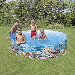 استخر طلقی سایز بزرگ اینتکس طرح دریا