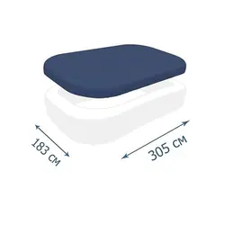 درپوش استخر بادی 183*305 اینتکس