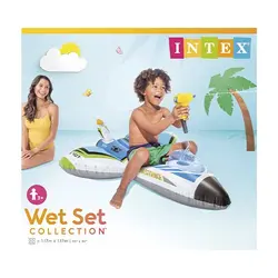 شناور بادی روی آب کودک مدل جت آبی اینتکس