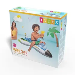 شناور بادی روی آب کودک مدل جت آبی اینتکس