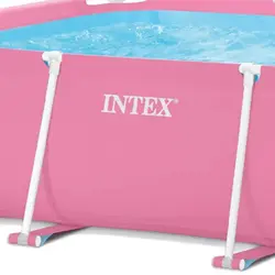 استخر برزنتی پیش ساخته صورتی 150*220 اینتکس