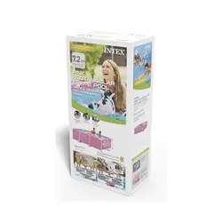 استخر برزنتی پیش ساخته صورتی 150*220 اینتکس