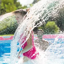 استخر برزنتی پیش ساخته صورتی 150*220 اینتکس