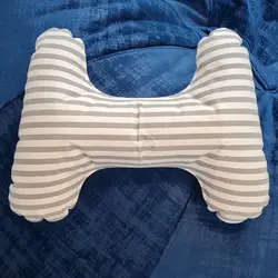 بالش بادی گردنی دو طرفه طوسی