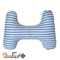 بالش بادی گردنی دو طرفه آبی