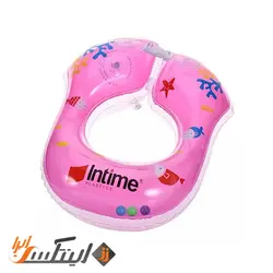 حلقه شنا زیربغل کودک صورتی اینتایم