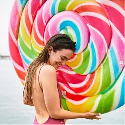 تشک بادی روی آب آبنبات Intex 58753