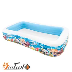 استخر بادی خانوادگی مدل آکواریومی intex 58485