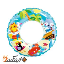حلقه شنا بادی کودک طرح جزیره Intex 59242