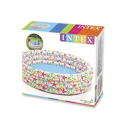 استخر بادی کودک گرد طرح ستاره دریایی intex 56440
