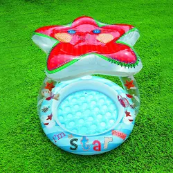 استخر بادی سایبان دار طرح ستاره intex 57428