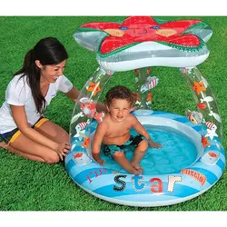 استخر بادی سایبان دار طرح ستاره intex 57428