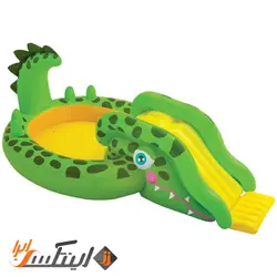 استخر بادی سرسره دار طرح تمساح intex 57132
