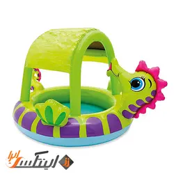 استخر بادی سایبان دار اسب دریایی intex 57110