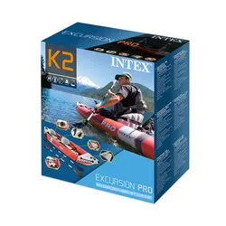 قایق بادی اکسکروشن پرو دو نفره Intex 68309