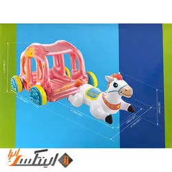 قلعه بادی کودک اینتکس مدل کالسکه Intex 56514