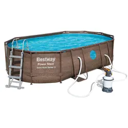استخر پیش ساخته بست وی طرح چوب Bestway 56946