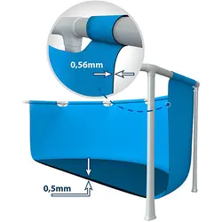 استخر پیش ساخته اینتکس گرد 76*305