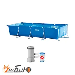 استخر پیش ساخته اینتکس 2.2*4.5 با پمپ تصفیه