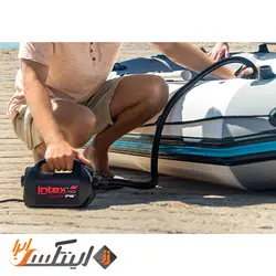 پمپ باد برقی فندکی اینتکس مجهز Intex 68609