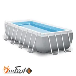 استخر پیش ساخته 4 متری با پمپ تصفیه آب