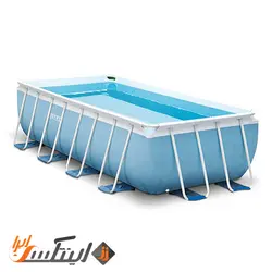 استخر پیش ساخته مستطیل اینتکس با پایه یو