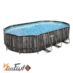 استخر پیش ساخته 6 متری طرح چوب