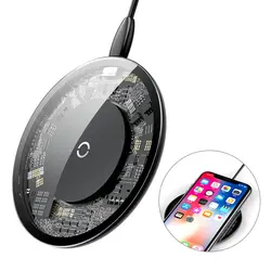 شارژر وایرلس بی سیم بیسوس Baseus Simple stylish Qi wireless charger CCALL-AJK01