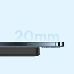 پاوربانک 20 وات مگسیف دار 10000mAh بیسوس Baseus Magnetic Mini Powerbank PPCX070002 with MagSafe 20W 10000mAh