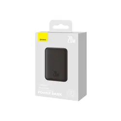 پاوربانک 20 وات مگسیف دار 10000mAh بیسوس Baseus Magnetic Mini Powerbank PPCX070002 with MagSafe 20W 10000mAh