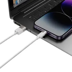 کابل شارژ و انتقال دیتا 3.5 آمپر 1.2 متر سه سر بیسوس Baseus StarSpeed cable 3in1 usb to micro USB  Lightning  USB C 3.5A CAXS000001