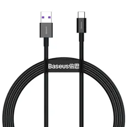 کابل شارژ سریع و دیتا usb به تایپ سی 66 وات بیسوس Baseus Superior USB to Type C 66 W Super Charge 1 m CATYS-01