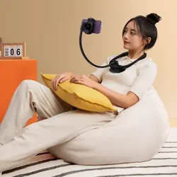 هولدر گردنی و ایستاده بیسوس Baseus ComfortJoy Series Adjustable Boom Phone Neck Holder LUGB000001