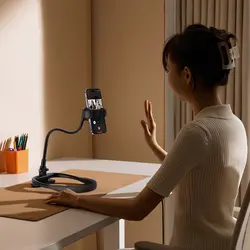 هولدر گردنی و ایستاده بیسوس Baseus ComfortJoy Series Adjustable Boom Phone Neck Holder LUGB000001