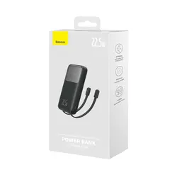 پاوربانک 10000mAh فست شارژ 22.5 وات بیسوس Baseus Comet Dual Cable Digital Display Fast Charge Power Bank 10000mAh 22.5W