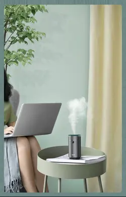 دستگاه بخور سرد و مرطوب کننده هوا ماشین بیسوس Baseus electric air humidifier for home office car gray DHSG-0G