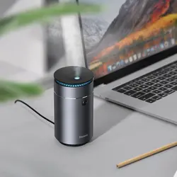 دستگاه بخور سرد و مرطوب کننده هوا ماشین بیسوس Baseus electric air humidifier for home office car gray DHSG-0G