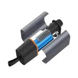 چکش و چراغ قوه و تیغه ایمنی بیسوس Baseus SharpTool safety hammer C10934401111-00