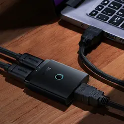 سوئیچ اچ دی ام آی بیسوس Baseus AirJoy 2 in 1 4K 60Hz bidirectional HDMI adapter