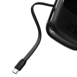 پاوربانک 20000mAh فست شارژ 22.5 وات بیسوس Baseus Qpow powerbank 20000mAh with Type C cable 22.5W