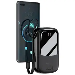 پاوربانک 20000mAh فست شارژ 22.5 وات بیسوس Baseus Qpow powerbank 20000mAh with Type C cable 22.5W
