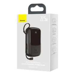 پاوربانک 20000mAh فست شارژ 22.5 وات بیسوس Baseus Qpow powerbank 20000mAh with Type C cable 22.5W