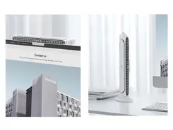 پنکه رومیزی همراه با قابلیت قرارگیری برروی مانیتور بیسوس BASEUS ACQS000002 Refreshing Monitor Clip-On & Stand-Up Fan